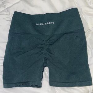 Alphalete Women's Teal Bike Shorts